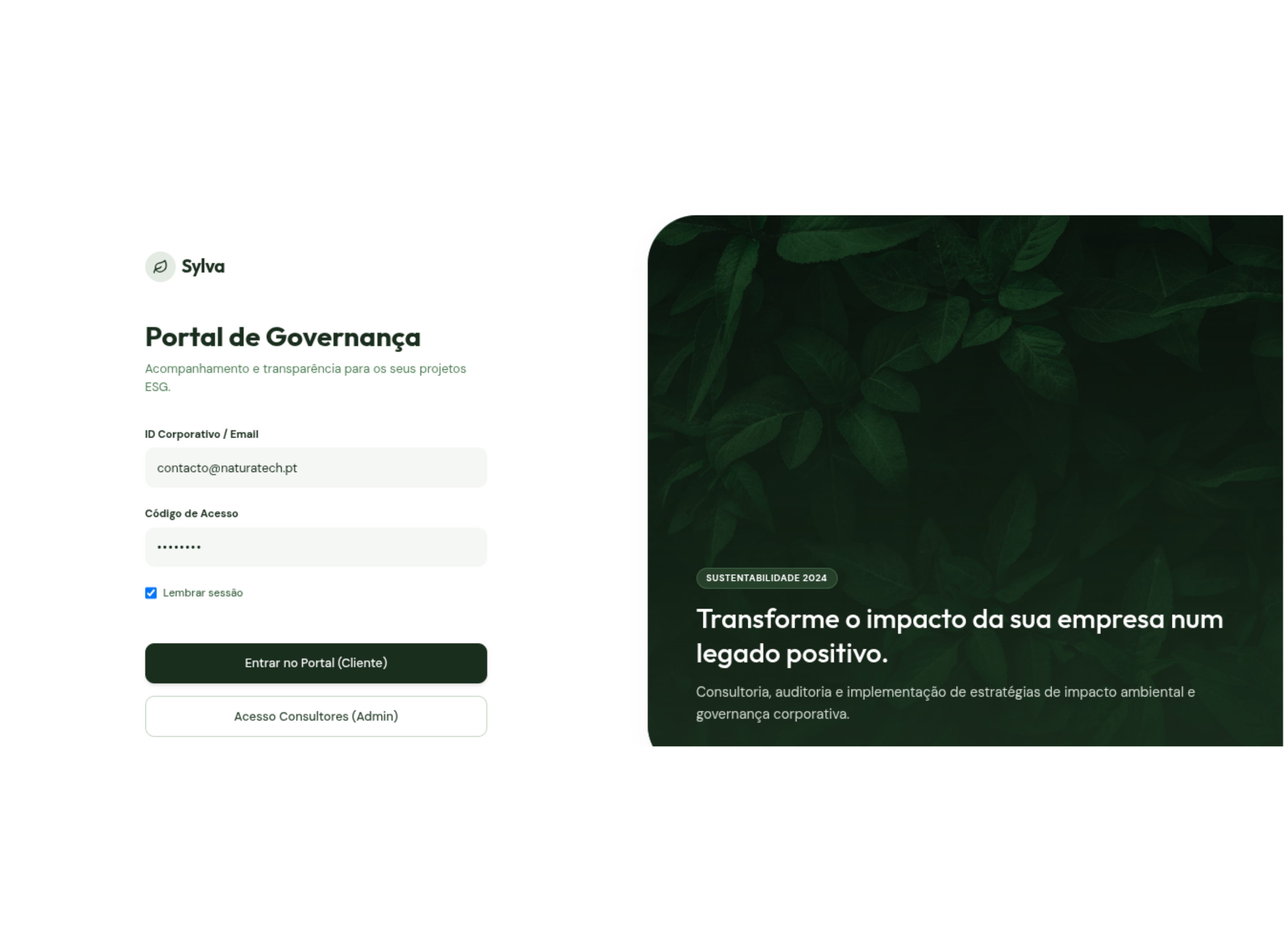 Sylva - Sustentabilidade